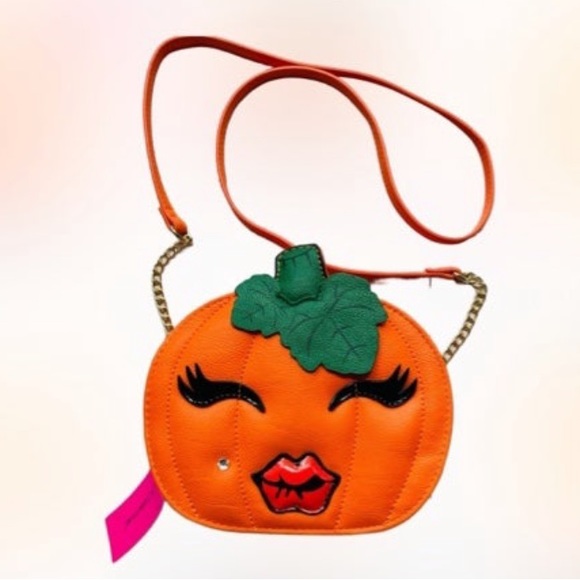 New Betsey Johnson KITSCH BETSEYLANTERN CROSSBODY ORANGE - Picture 5 of 10